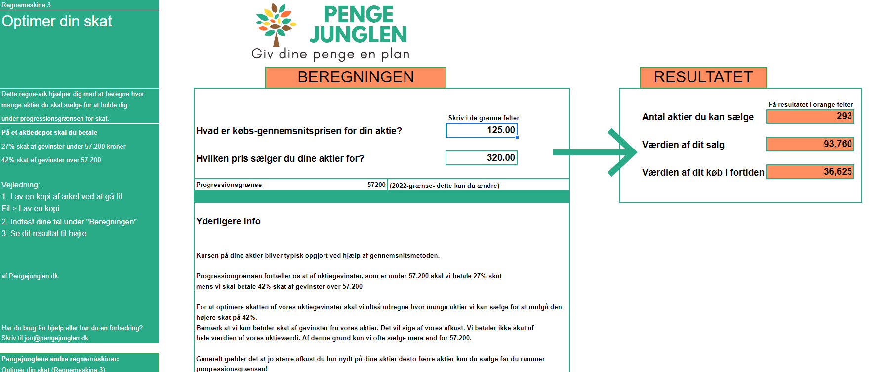 Pengejunglens Regnemaskine 3 - Optimer din skat ved realisationsbeskatning